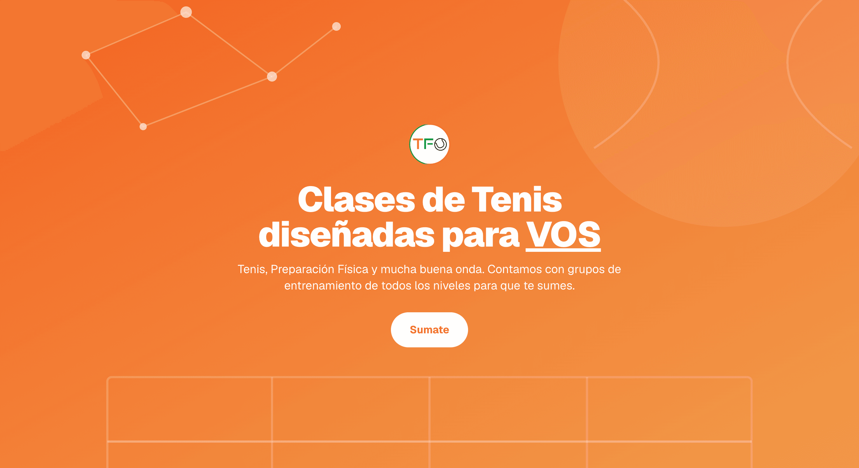 Tenis Fitness TF — captura